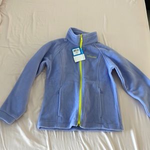 Girls Columbia lavender zip up fleece - Size 10/12